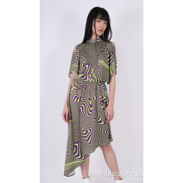 LADIES ZEBRA PRINT DRESS